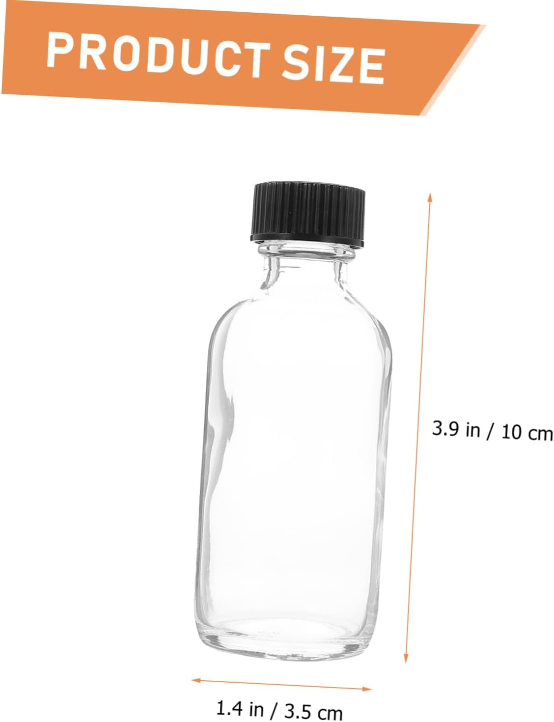 Ciieeo 15Pcs Small Essential Oil Bottles Medicinal Liquid Perfume Sample Bottles Glass Vials for Essential Oil Makeup and Skincare Products image number 5