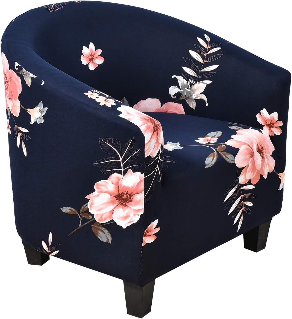 Tub Chair Covers Stretch Club Chair Slipcover Tub Chair Covers for Armchairs Couch Cover for Bar Counter Living Room Printed