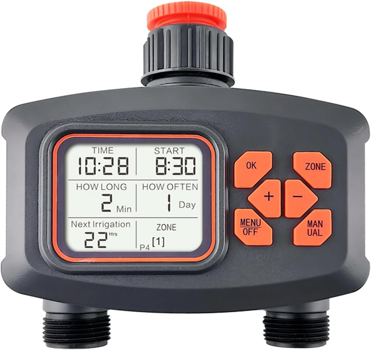 Automatic Watering Timer for Garden, Balcony, Greenhouse and Outdoor Plants with Weekly and Daily Programmes (2 Channels) image number 5