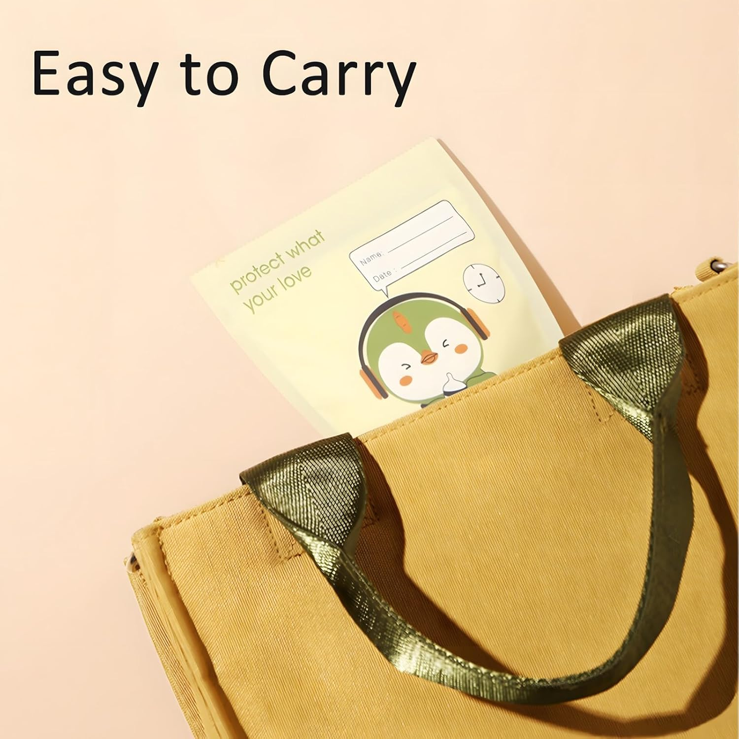 Baby Formula Storage Bags, 30 Pack Portable Milk Powder Dispensers, Bpa-Free Baby Formula Disposable Bags, Idea for Travel or On-The-Go (Pink) - Pink image number 3