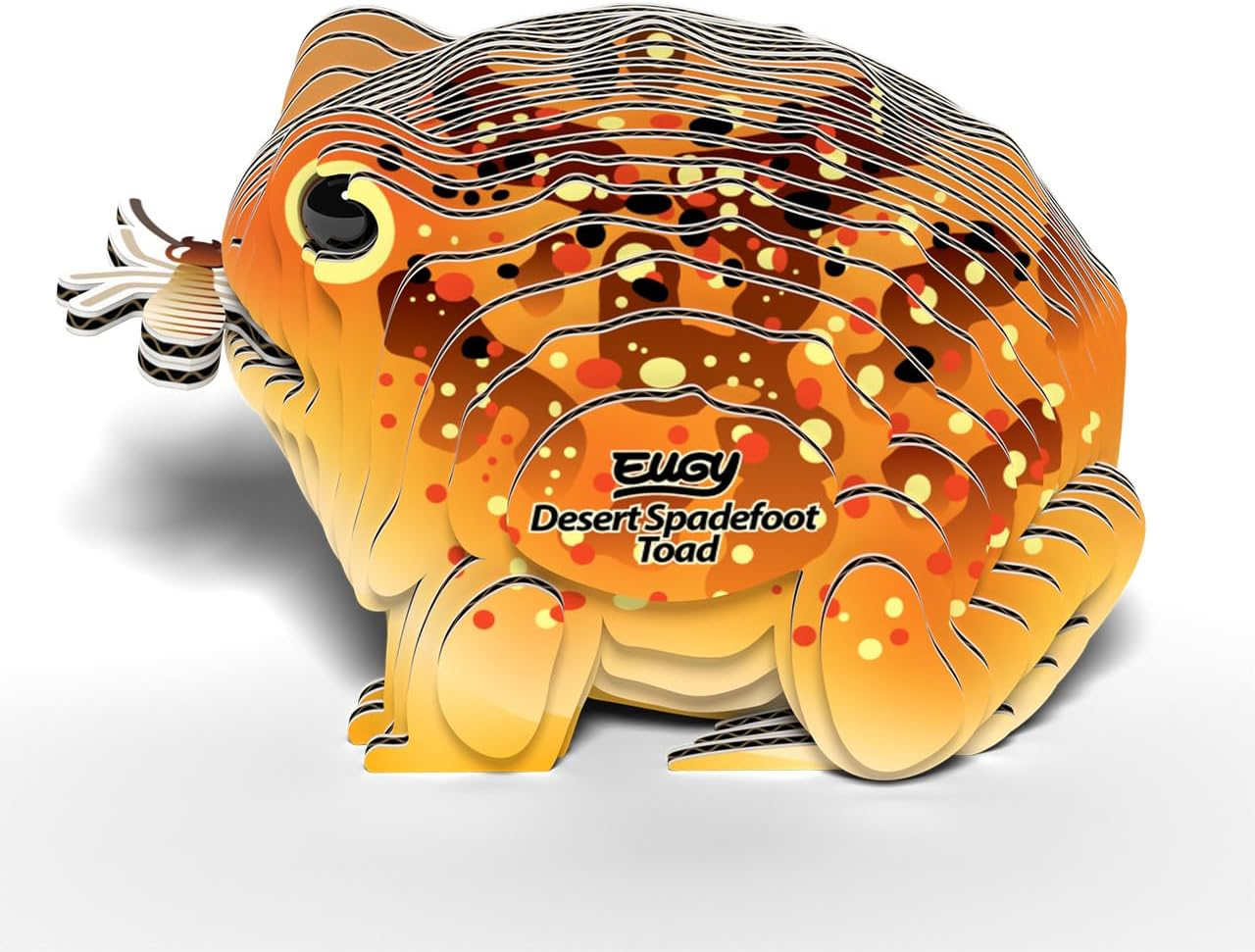 EUGY 117 Desert Spadefoot Toad Eco-Friendly 3D Paper Puzzle [New Seal] image number 4