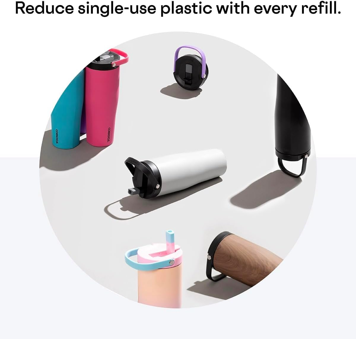 Corkcicle Go Cup XL - 887Ml Gloss White