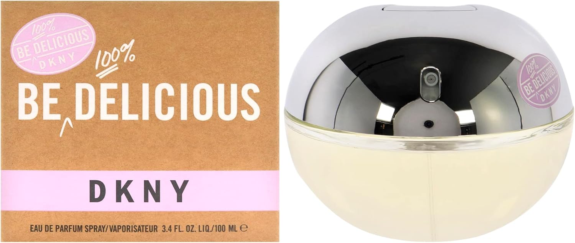 DKNY Be 100% Delicious Eau De Parfum Spray for Women 100 Ml image number 1