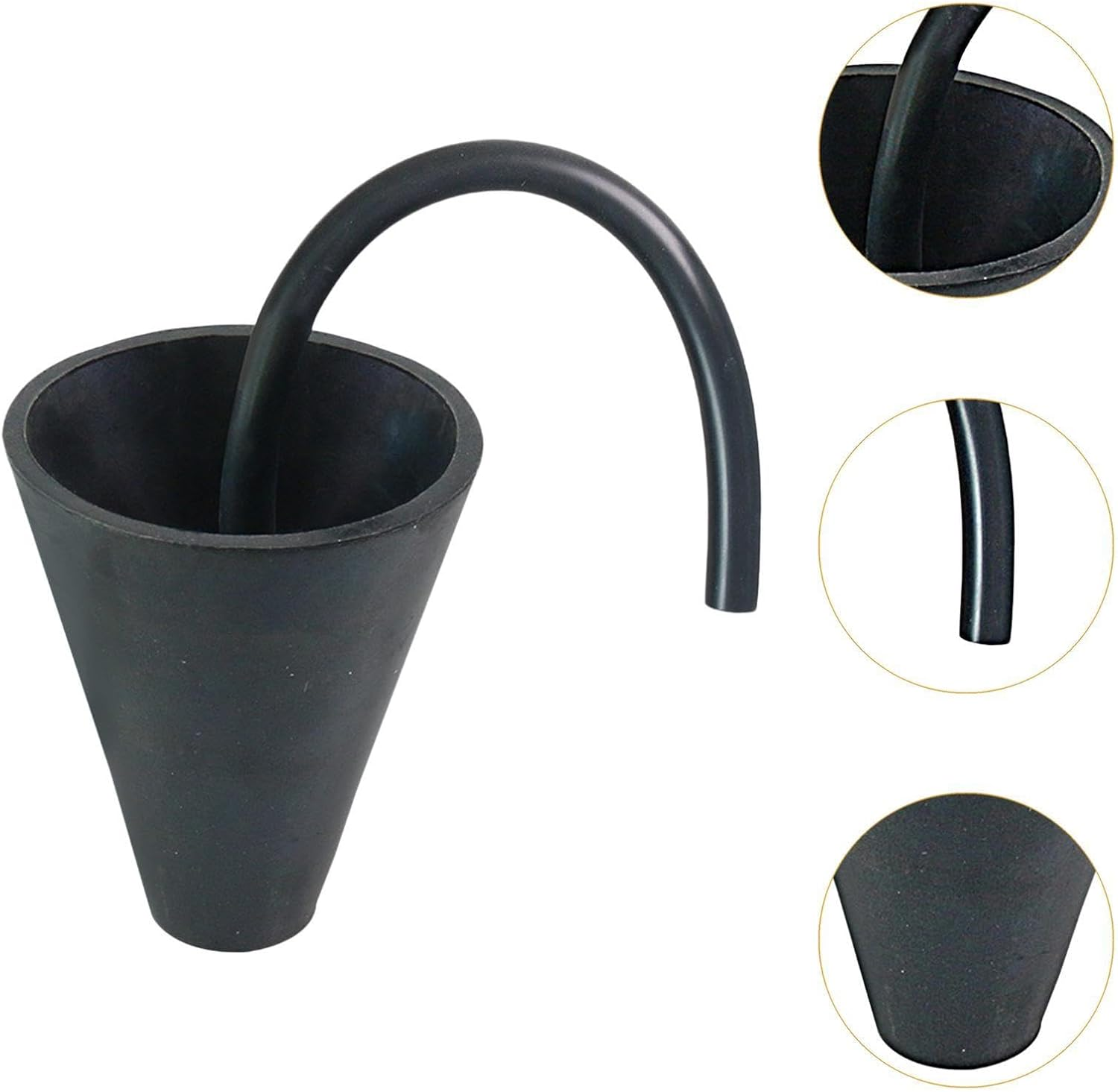 Automotive Smoke Machine Cone Adapter Easy to Use Vehicle Smoke Testing Parts Boot Adapter Silicone for Exhaust Intake image number 4