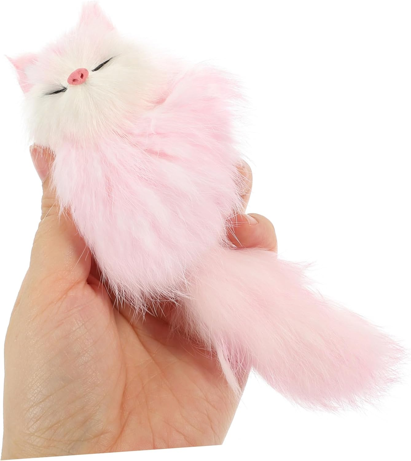 HOLIDYOYO Plush Fox Keychain Pendant Wear Resistant Accessory for Bags Keys Creative Present for Women Lightweight Unique Design for Cars Everyday Use image number 3