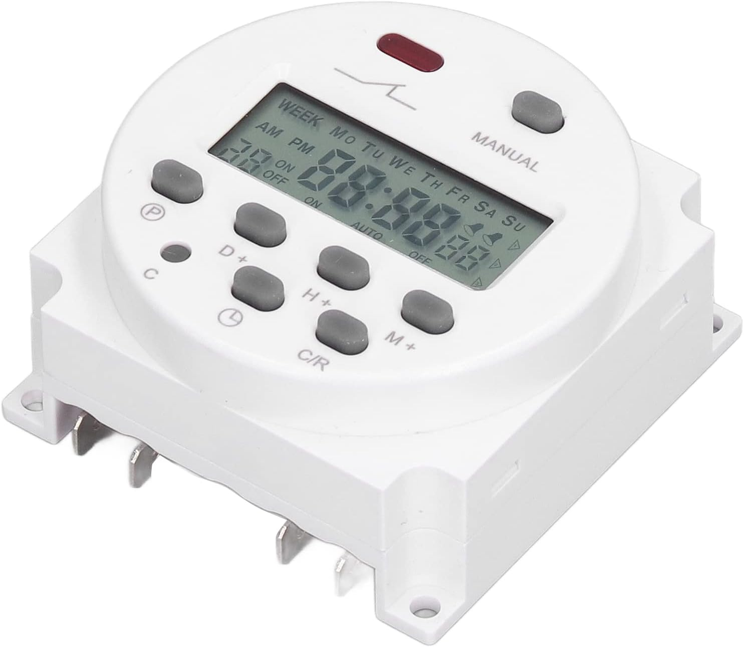 Programmable Timers, Electronic Timer Plug-In Wiring 16 Switching Programs for Household Appliances for Lighting Systems (AC220-240V) image number 6