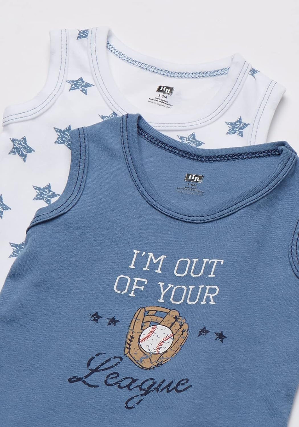 Hudson Baby Baby 5 Pack Sleeveless Cotton Bodysuits image number 5