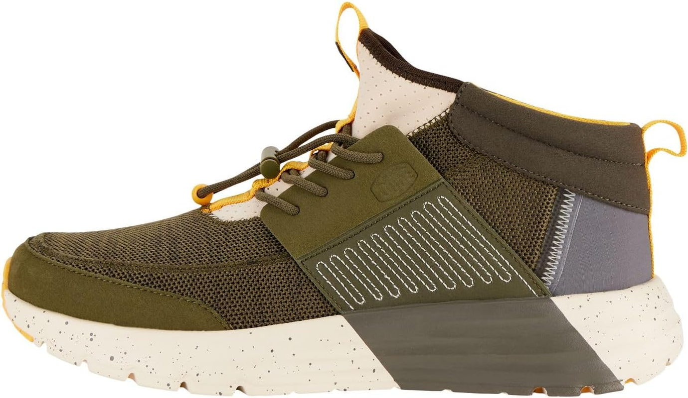 Hey Dude Men'S Sirocco Mid| Men'S Sneaker | Men'S Slip on Shoes | Comfortable & Light-Weight