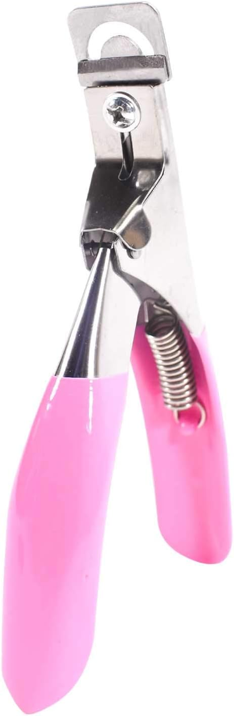 TRIXES Acrylic False Nail Tip Clipper Cutter Pink image number 6