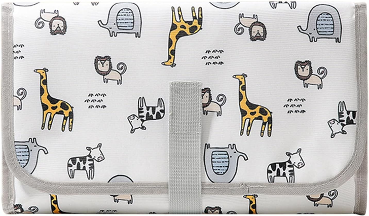 Diaper Changing Pad, Waterproof Diaper Changing Mat, Reusable Stroller Accessories Travel Supplies for Nursery Daycare Hospital Postpartum Picnic Camping Airplane Boy Girl