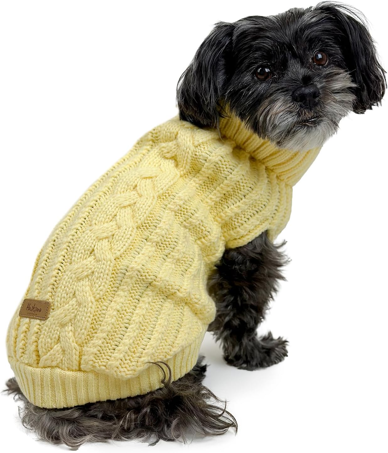 Huskimo Cali Knit Dog Jumper, Buttercup, 22Cm image number 3