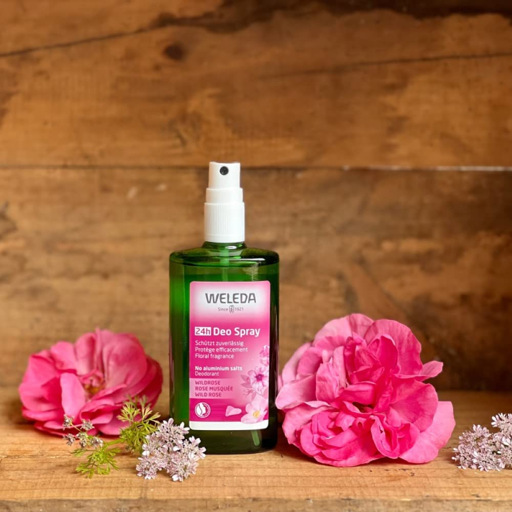 WELEDA Wild Rose Deodorant Spray 100Ml | 24Hour Protection | No Aluminium Salts | Organic | Vegan image number 5