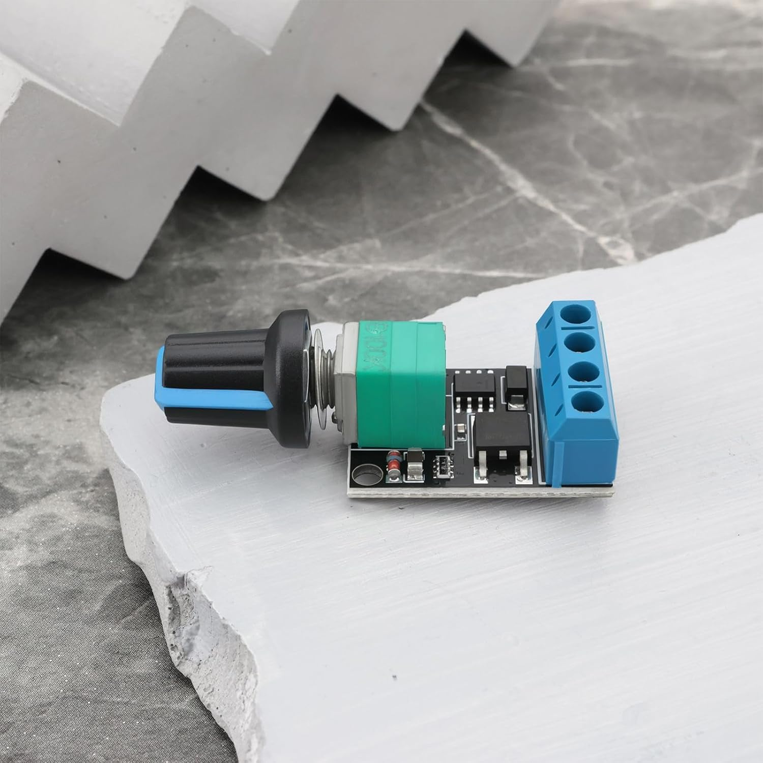 4Pcs PWM DC5V-16V 10A Motor Speed Controller Voltage Regulator Stepless Speed Regulator Suitable for Dc Motor Fan Fish Tank Oxygen Pump