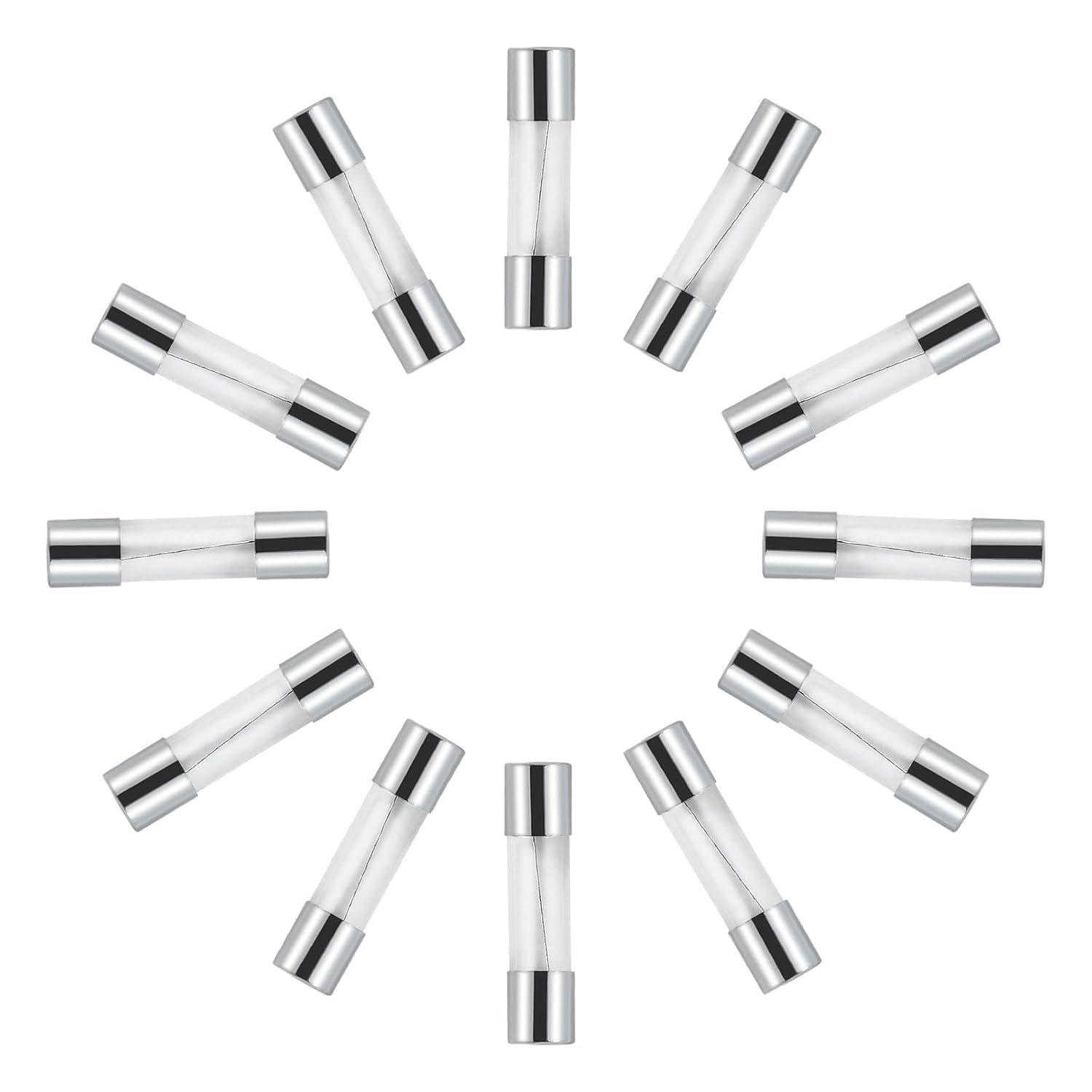 DIANN 100Pcs Fast-Blow Glass Fuses Assortment Kit 10 Values 5X20Mm 250V 0.2 0.5 1 2 3 5 8 10 15 20A Amp Assortment Kit image number 5