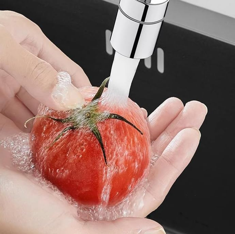 Rotating Tap Attachment Extension, 1080 Degree Multifunctional Extension Tap, Rotating Tap, Swivel Water Tap Attachment, Faucet Extender - BPA Free image number 1