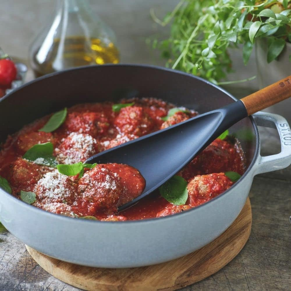 Staub 40503-105 Silicone Multi-Spoon, Spatula, Ustopres Multi-Functional Spoon image number 4