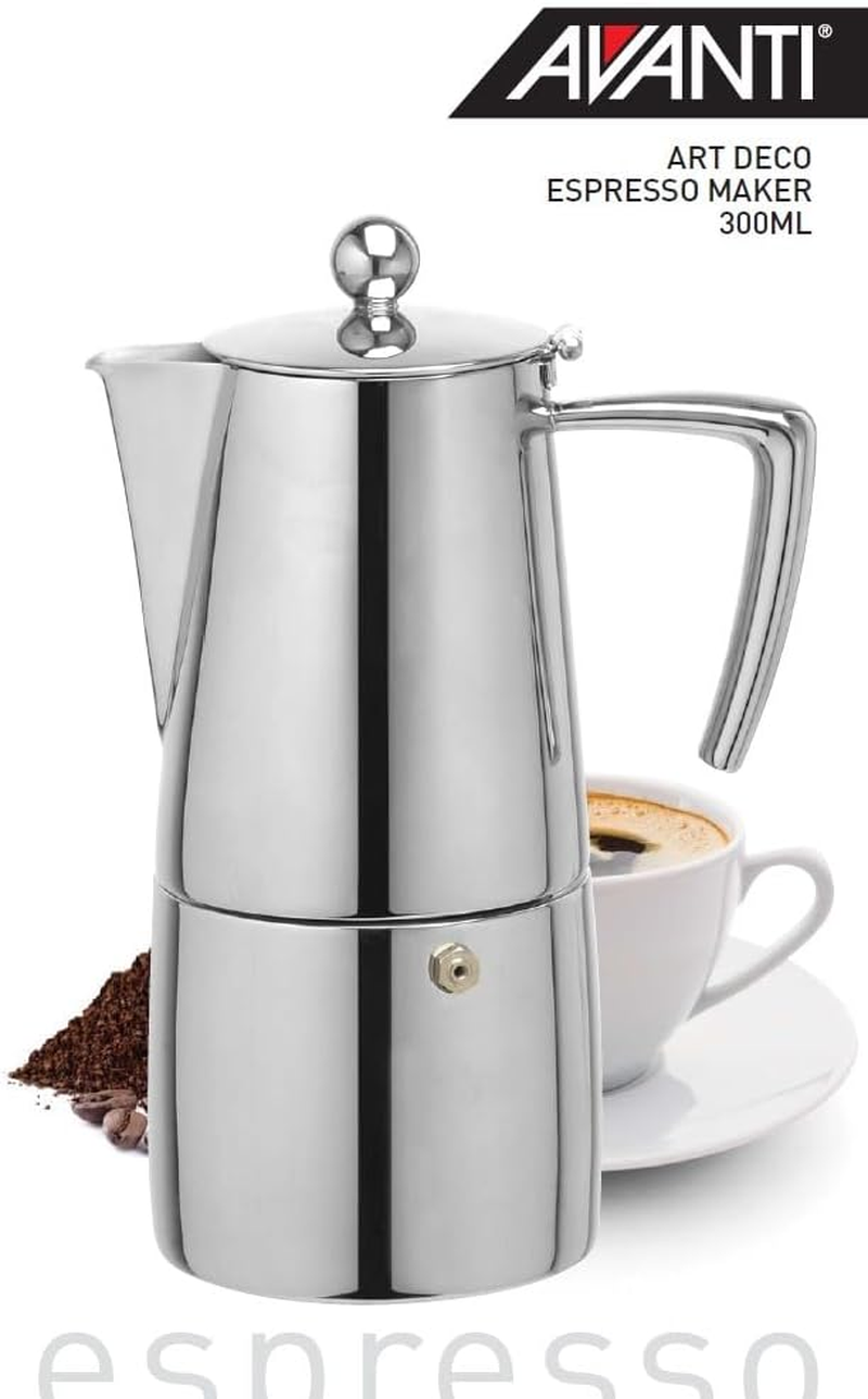 Avanti Art Deco Espresso Maker, 300 Ml / 6 Cup image number 6