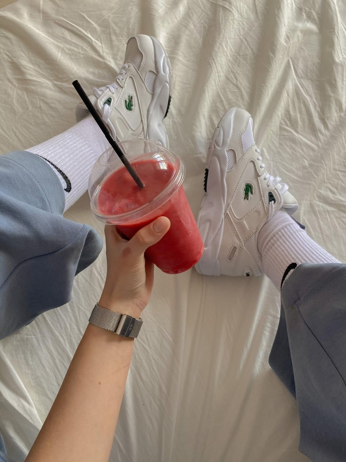 50 X Drinking Cups with Clear Dome Lid - 15Oz / 425Ml Clear PP image number 2