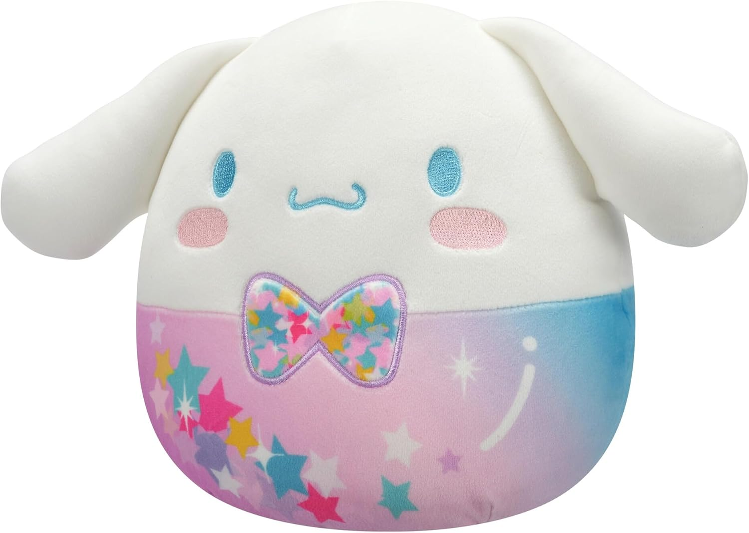 Squishmallows Hello Kitty and Friends Cinnamoroll Plush, 8 Inch, Stars and Bowtie Design image number 1