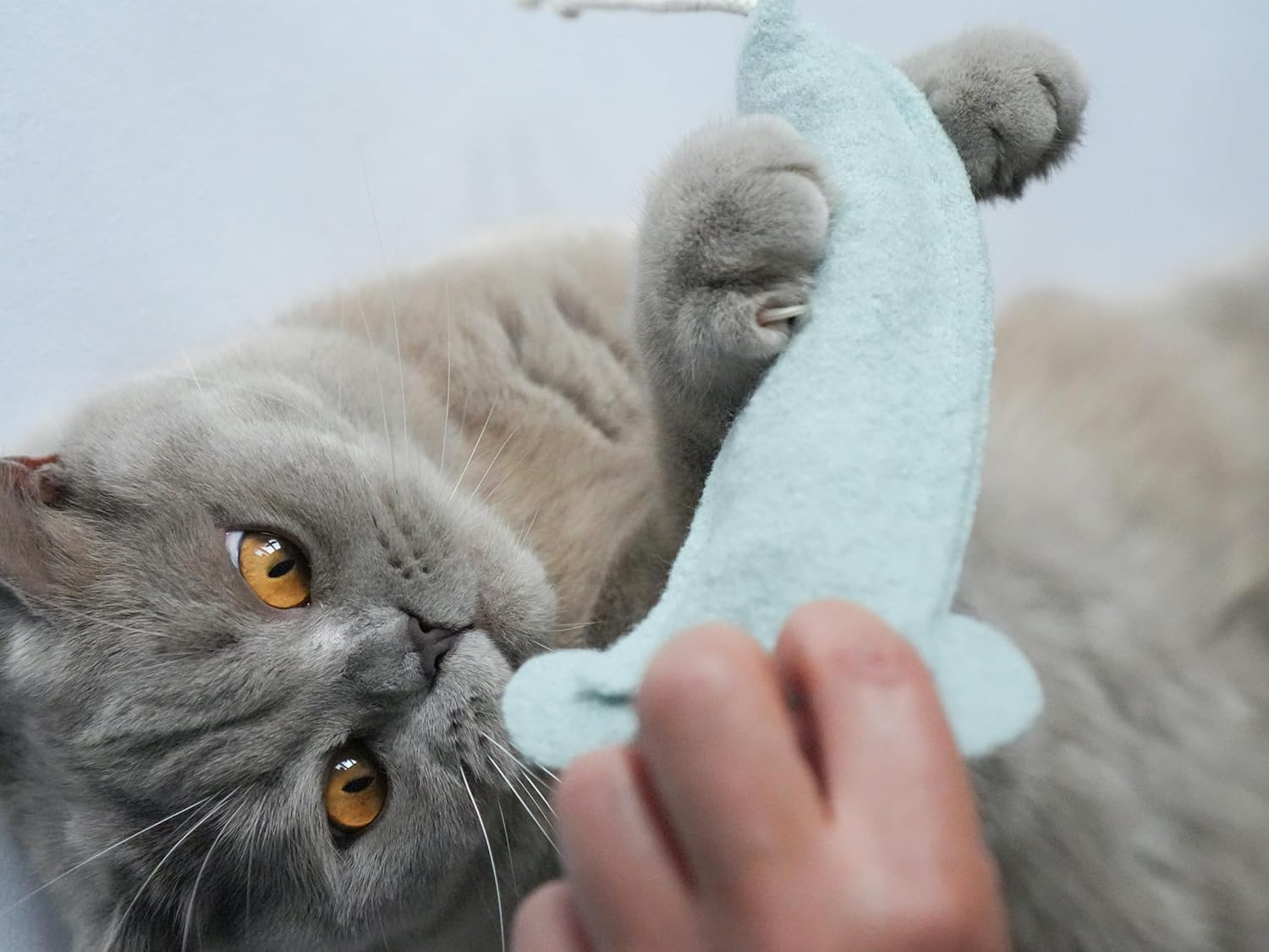 M&Auml;USERICH &ndash; the Hand-Stitched XL Cat Toy Mouse with Matatabi Filling for Self-Employment of Cats, Play Cushion for Cats, Scented Cushion with Silvervine Fruits (Instead of Catnip Sticks) image number 5