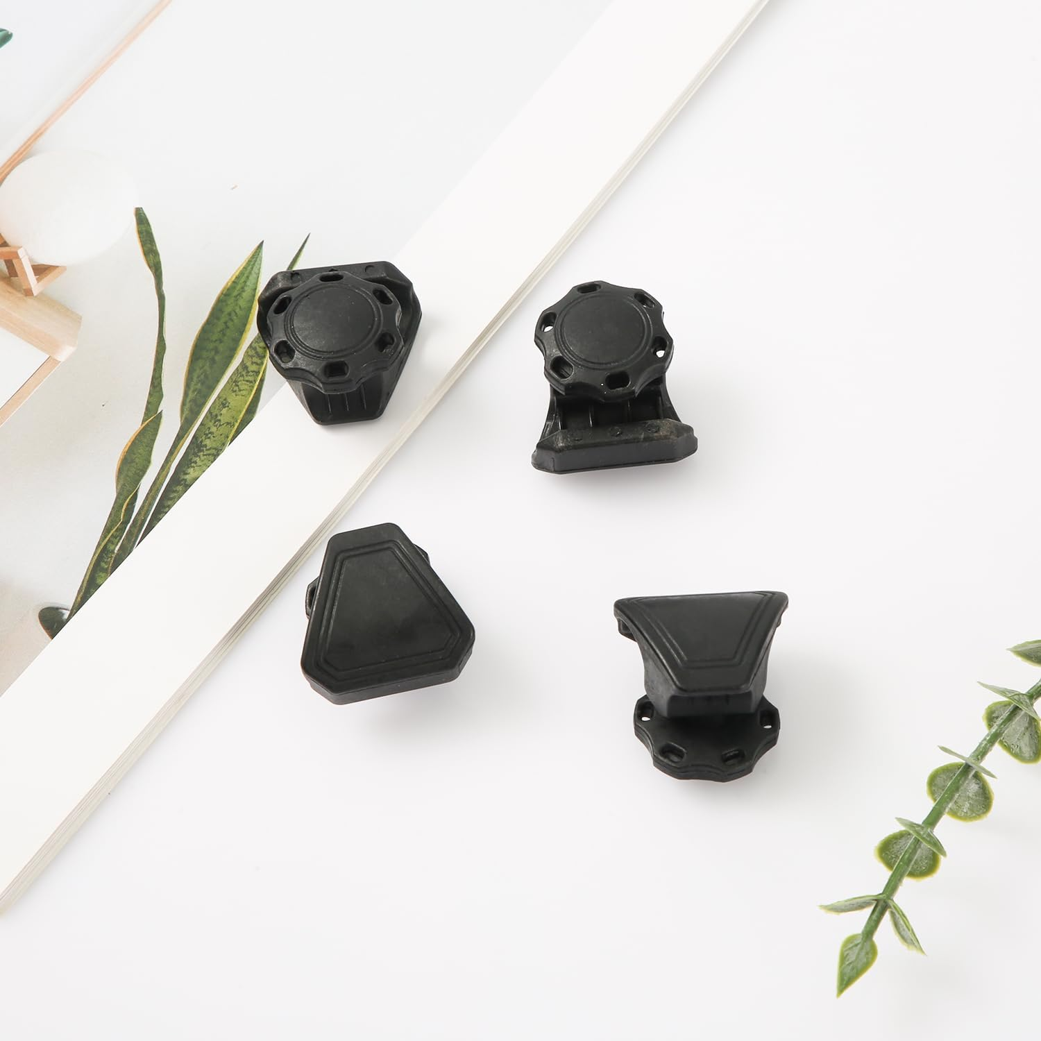 4 Pcs Football Helmet Clips, Football Visor Clips Helmet Screws Fasteners Football Helmet Accessories for Helmet Visor Quick Fix image number 2