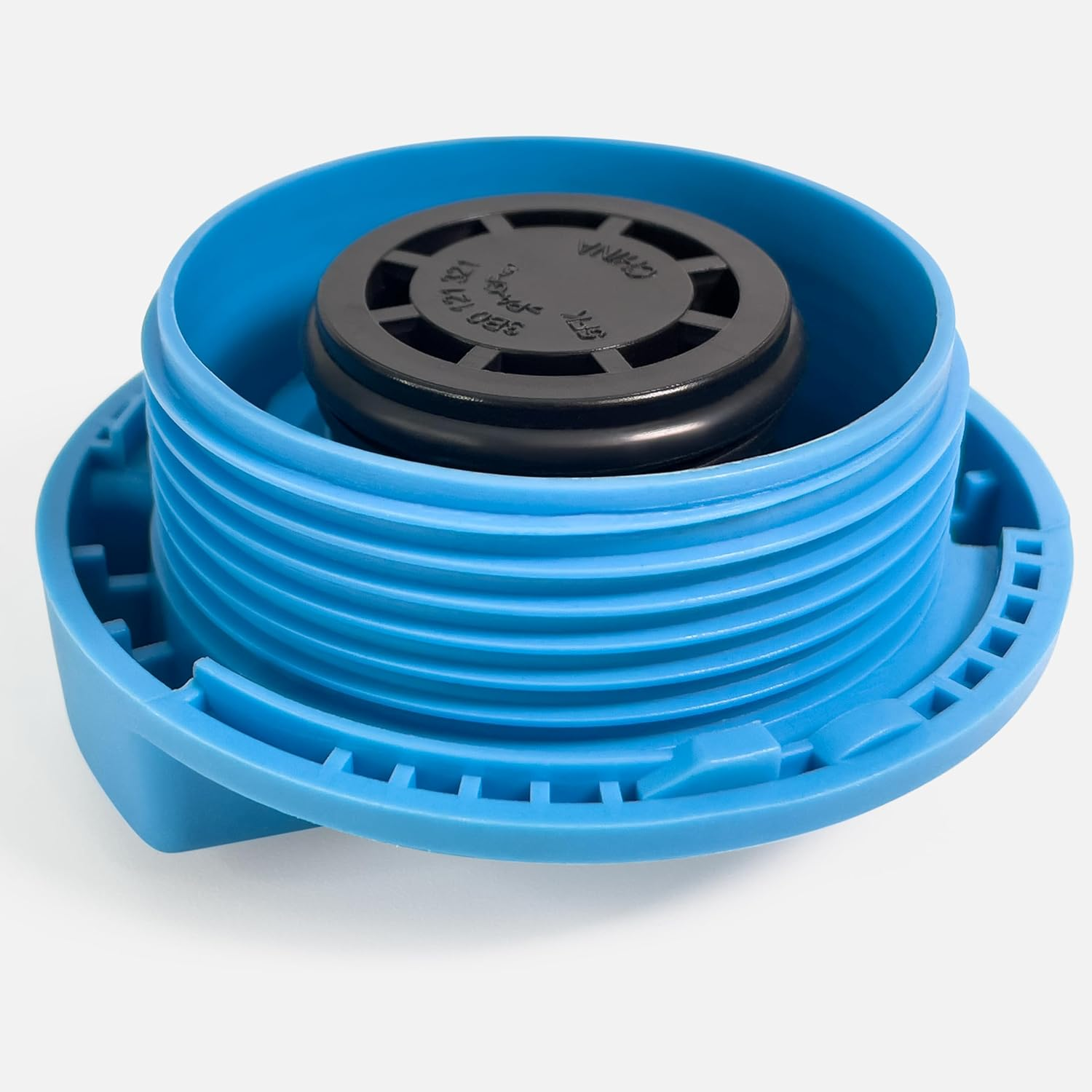 Click&Fit Blue Coolant Overflow Reservoir Cap Compatible with Audi 2000-2012, VW 1999-2012 Engine Antifreeze Expansion Tank Lid 1J0121321B, 3B0121321, Thread Dia 2.42In (61.8 Mm) image number 3