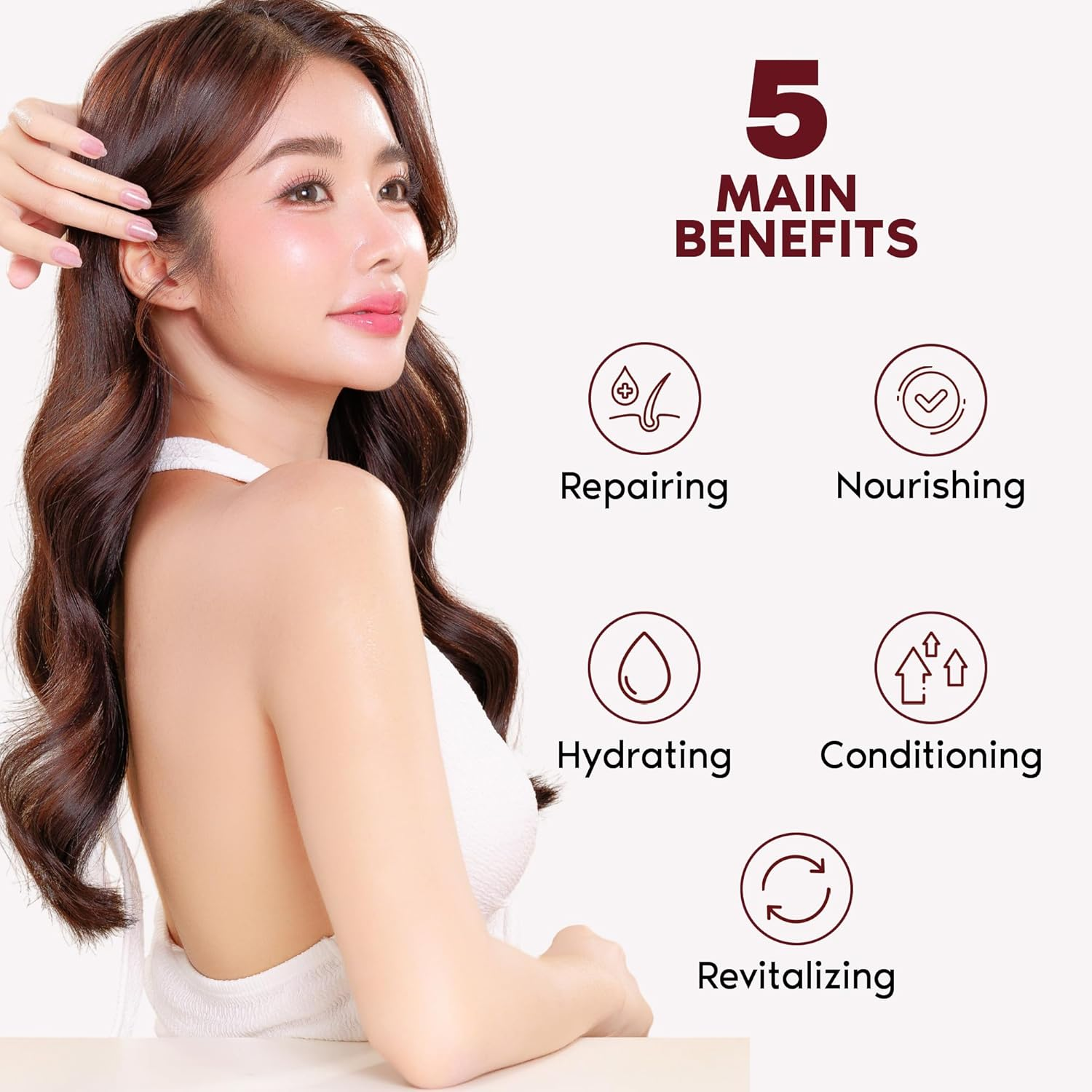 I Belli Capelli Ravenna Professional Hair Mask for Damaged Hair - Intense Shine & Moisture for All Hair Types - Deep Conditioning Hair Mask for Dry Hair, Mascarilla Para El Cabello, Large Size 1.5 Kg/52.9 Fl Oz. image number 1