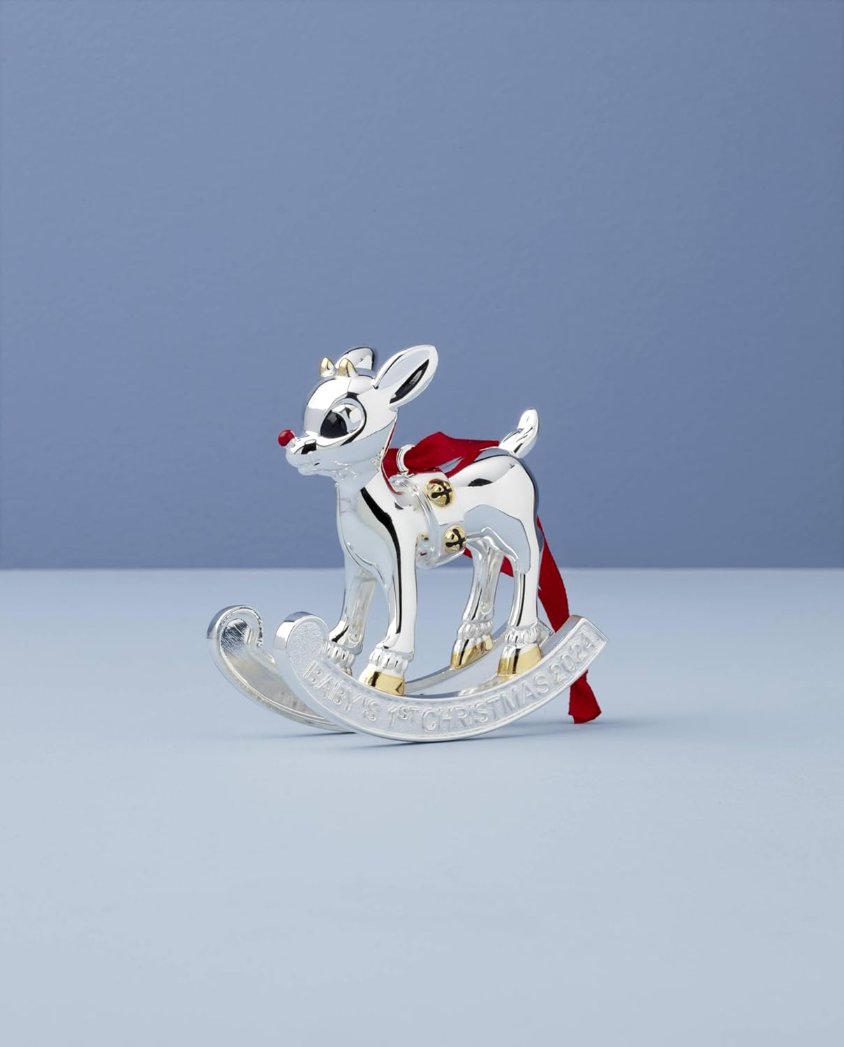 Lenox 895757 2024 Baby'S 1St Christmas Rudolph Ornament image number 1