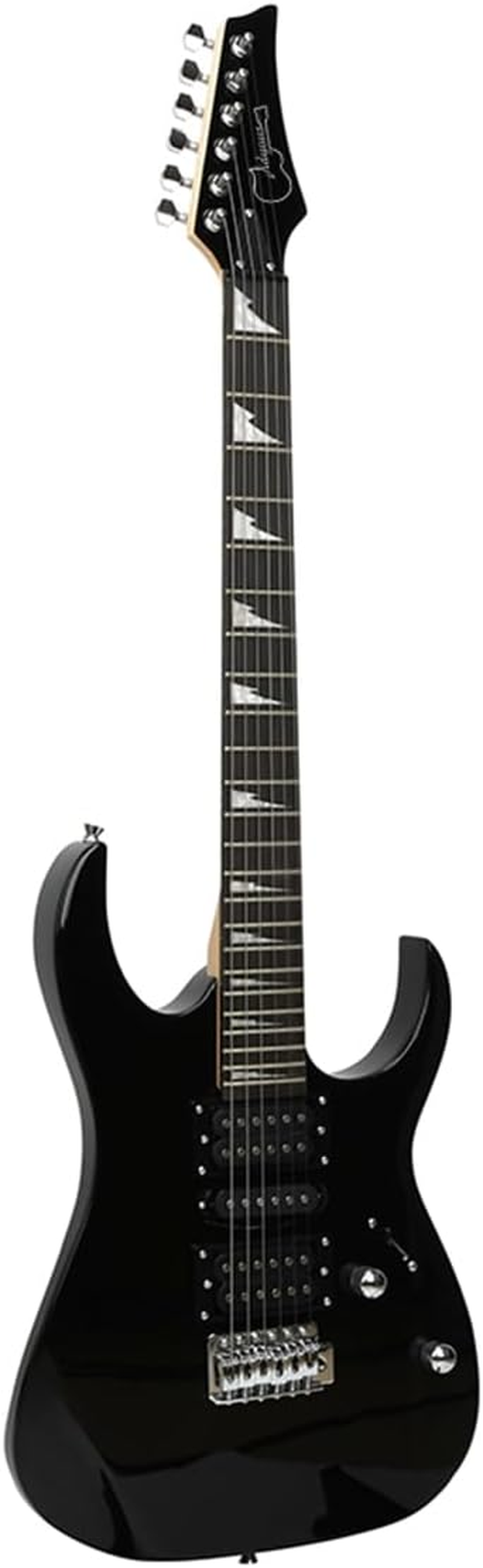 39 Inch 6 Strings 24 Frets Electric Guitar with Bag and Accessories (Black) (Black) image number 2