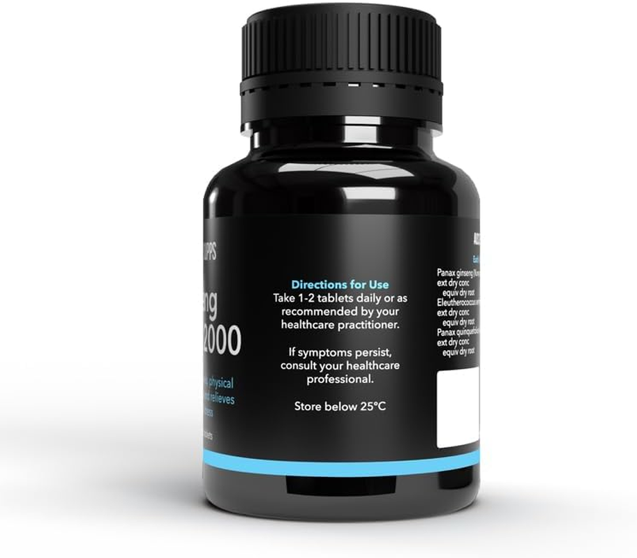 Aussiesupps Ginseng Energy 2000 &ndash; Triple Ginseng Blend for Energy, Stamina, Focus and Vitality with Korean Ginseng, Siberian Ginseng, and American Ginseng (60 Tablets) image number 4