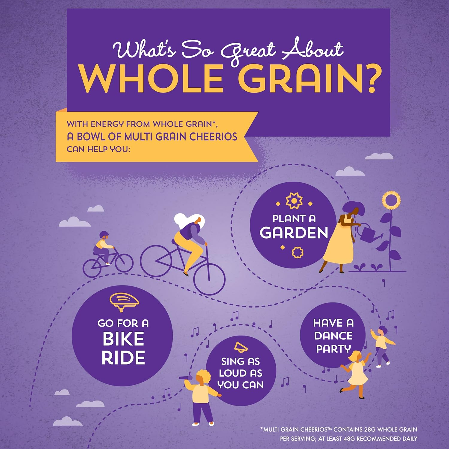 Multi Grain Cheerios, Heart Healthy Breakfast Cereal, Gluten Free, Family Size, 18 Oz image number 5