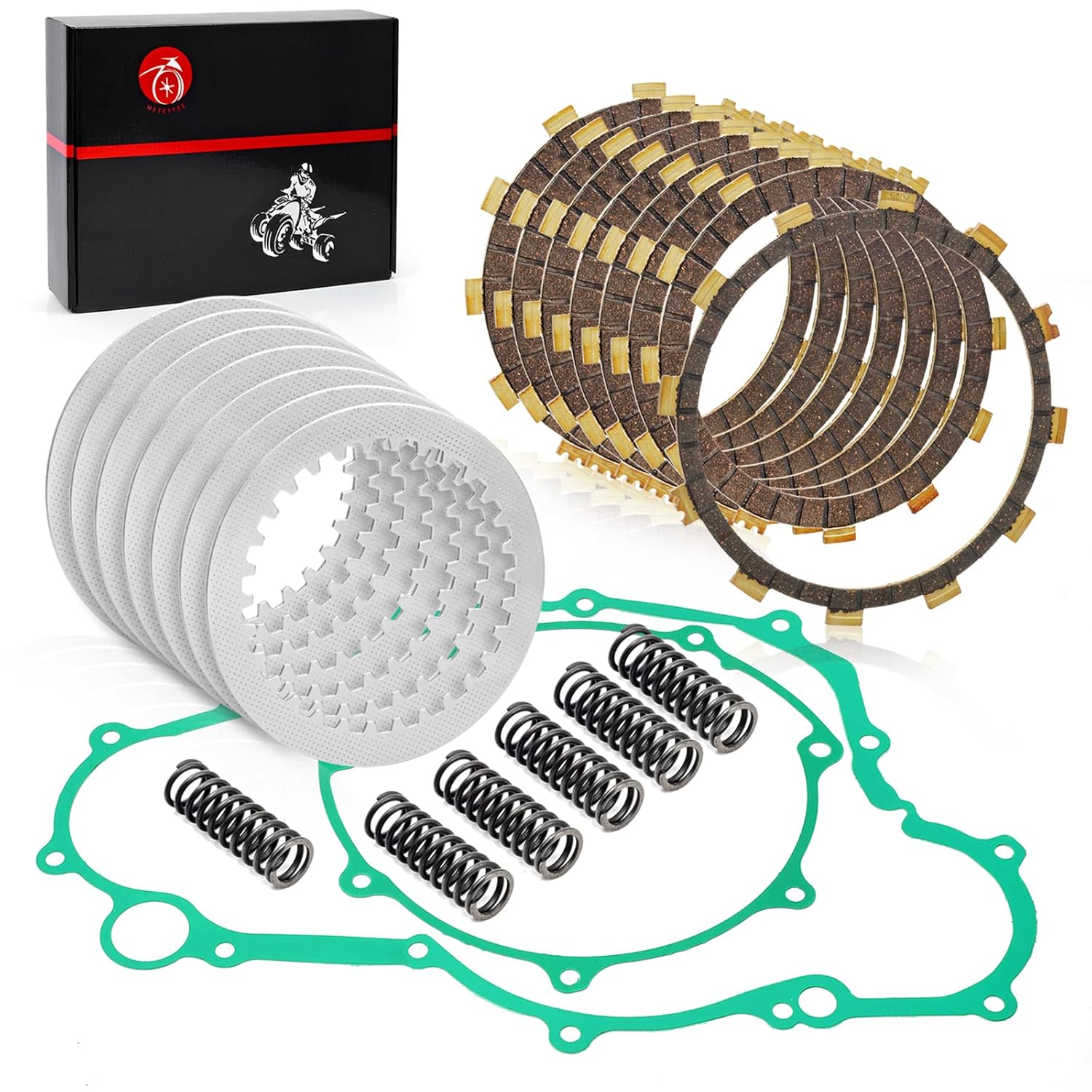 Clutch Kit Gasket & Heavy Duty Spring Compatible with Yamaha YFZ450 YFZ 450 2004 2005 2006 2007 2008 2009 image number 4