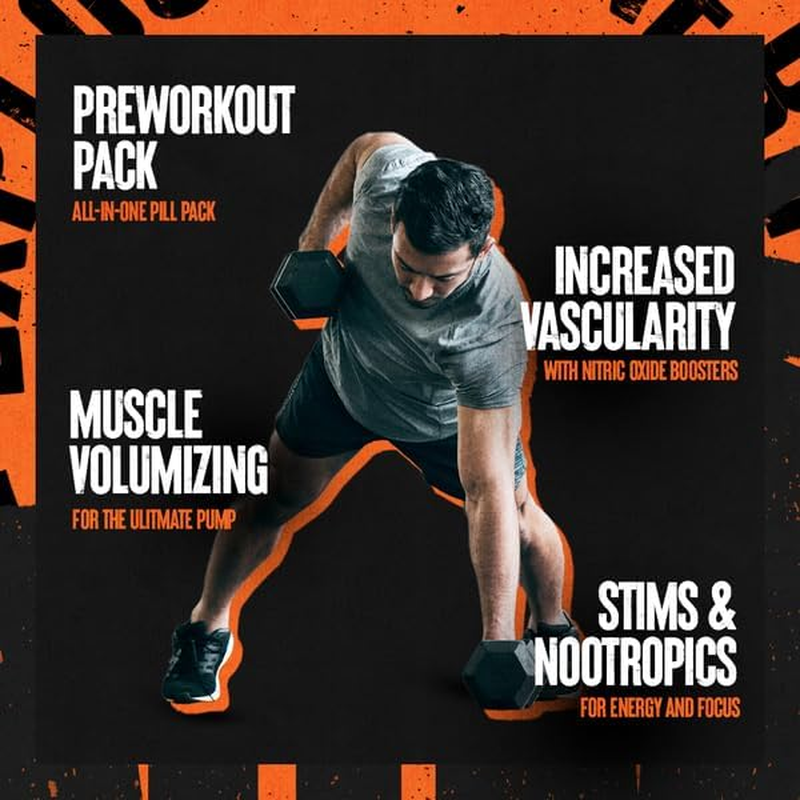 Universal Nutrition Animal Pump Pre-Workout, Nitric Oxide, Creatine, Energy Supplement