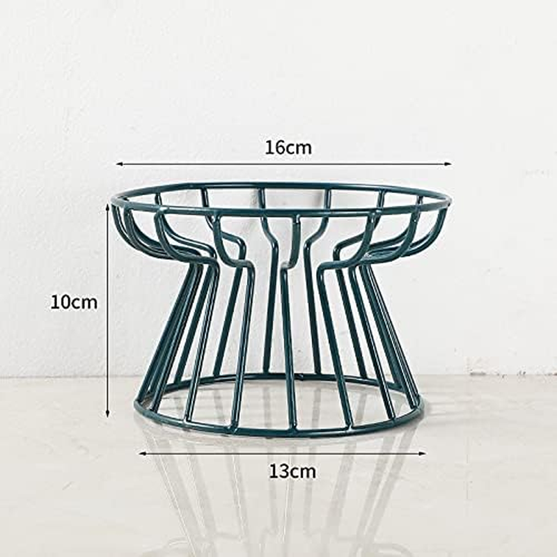 2-Piece Cat Bowls Black Raised Pet Bowl Prevent Neck Pain Feeding Wide Cat Bowl anti Vomiting Cat Feeding Plates with Non-Slip Mat (Green) - Golden image number 2