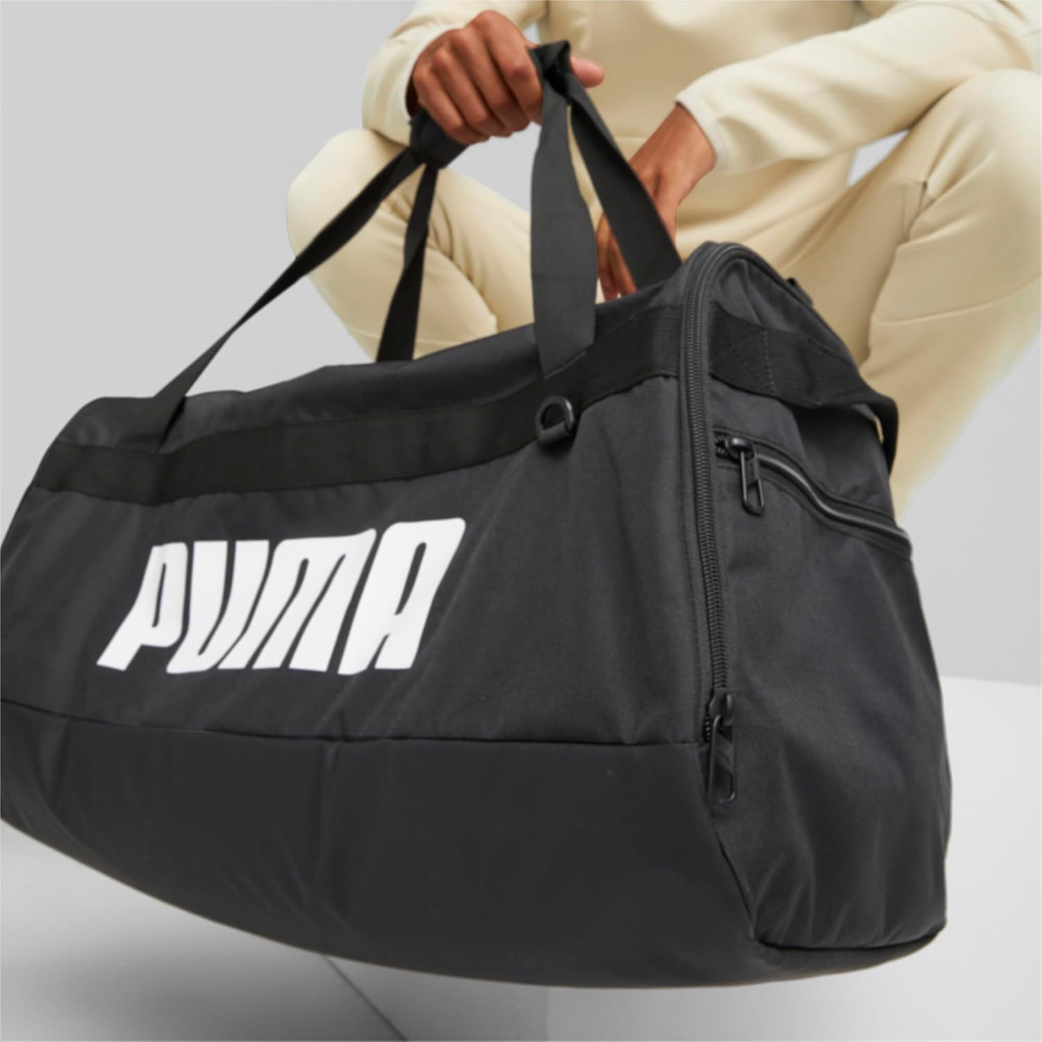PUMA Unisex Challenger Duffel Bag M - Dark Olive image number 2