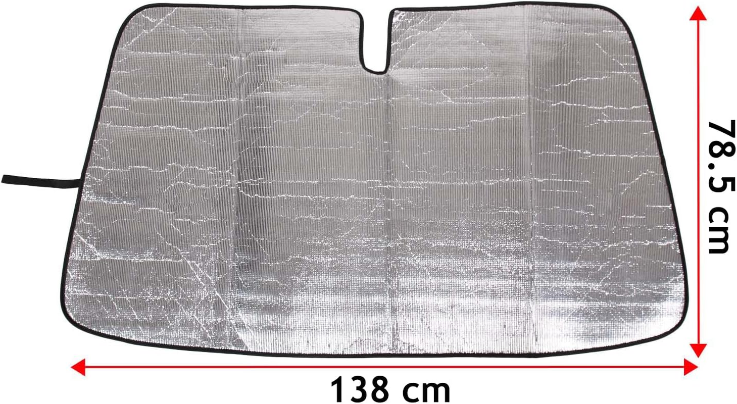 Windscreen Sun Shade Compatible with Subaru Forester Accessories | Reflective Windshield Cover Window Shade | UV & Heat Blocking Cover (Aluminum Foil, SJ 2013-2018) image number 1