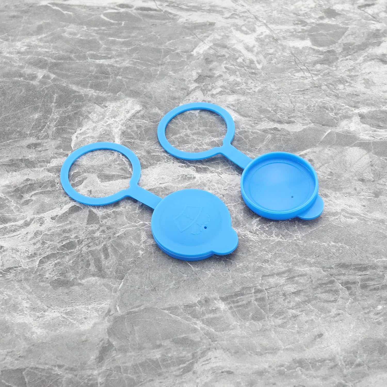 2Pcs Windshield Washer Bottle Cap for Car Front Windshield Spray Cleaning Cap Replacement Part Washer Bottle Cap 38451-77J00 Compatible with Suzuki Swift SX4 MK1, Blue image number 2