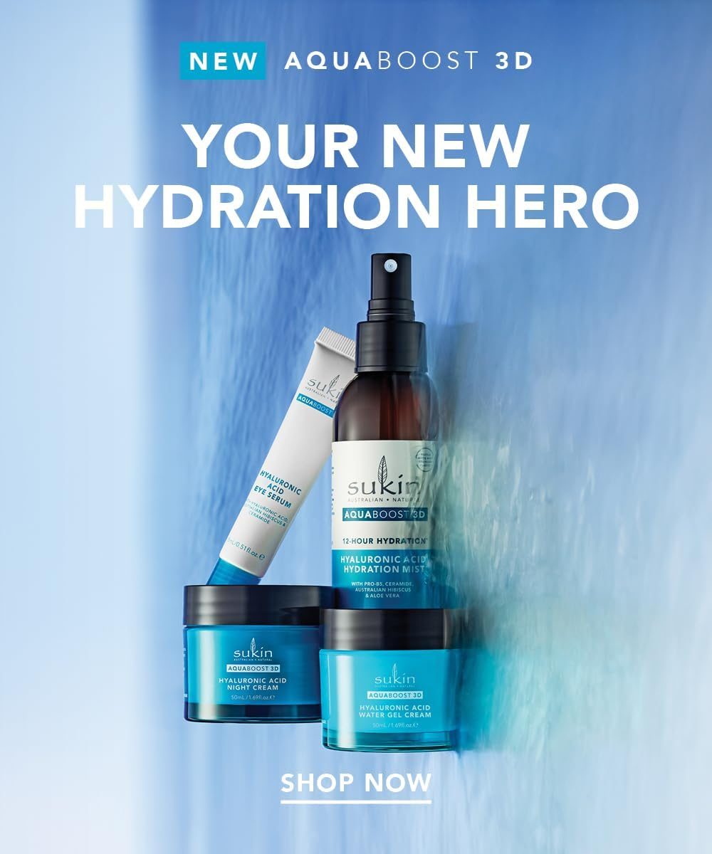 Sukin Aquaboost 3D Hyaluronic Acid Water Gel Cream 50 Ml image number 4