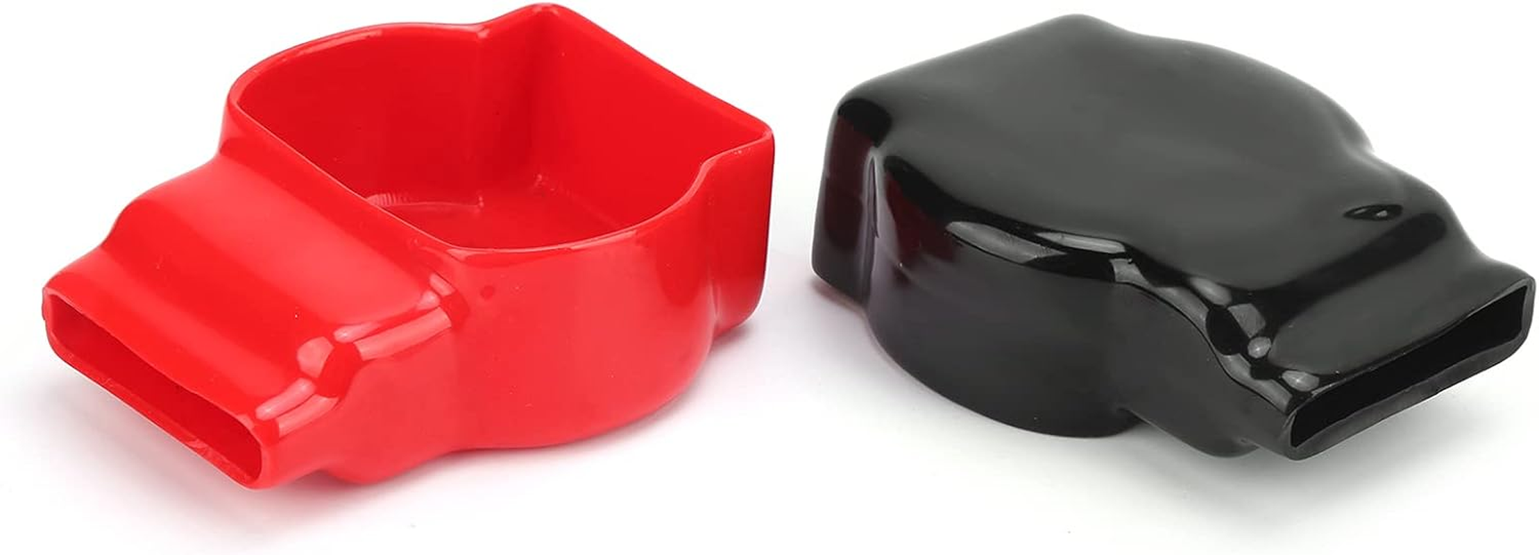 Fdit 2Pcs Universal Battery Terminal Covers, PVC Positive/Negative Terminal Protector for Cars, Motorcycles, Trucks & Rvs | Fireproof, Dustproof & Insulation Sleeves image number 3
