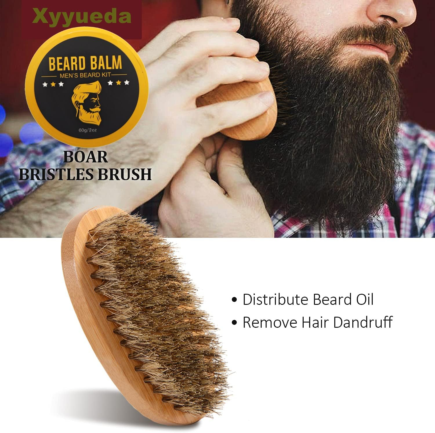 Dad Gifts for Fathers Day, Beard Grooming Kit for Men'S Grooming Routine, Anniversary & Birthday Gifts for Men/Him/Husband/Boyfriend/Brother/Stepdad/Grandpa, from Daughter Wife Kids Son