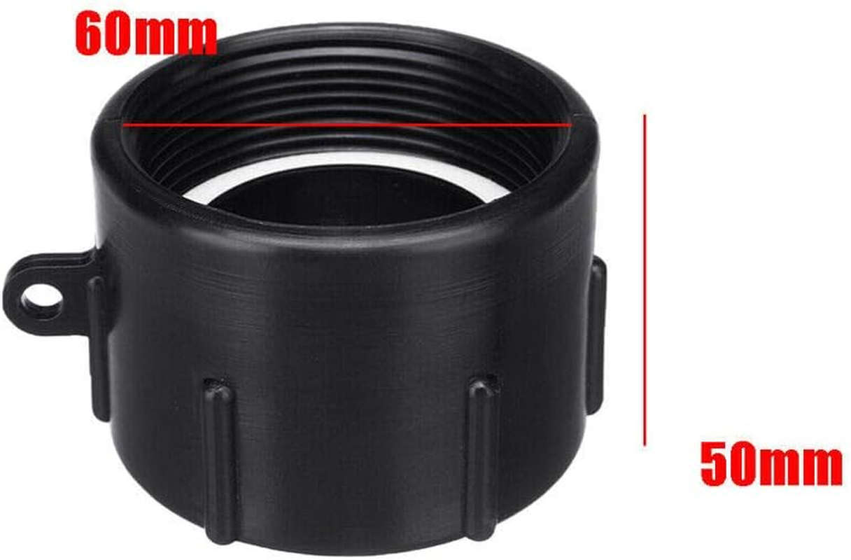 Tophomer 1000L IBC Water Tank 50Mm 2" Valve Adapter Connector Barrels Fitting Parts Heavy Duty BSP Adaptor Female to Female Connector for IBC Tank Valve image number 2