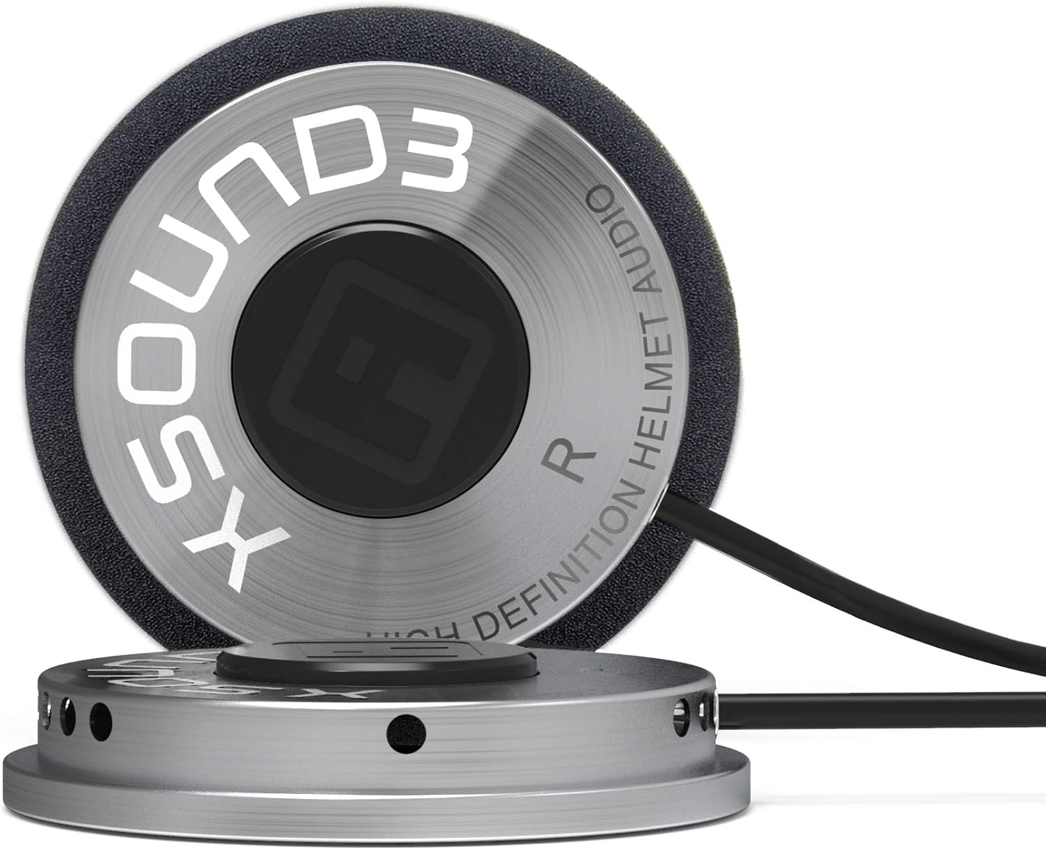 I a S U S Premium Audio Motorcycle Helmet Speakers Work with Most Helmet Comms with Earbud Ports - the Xsound 3 Drop in Helmet Headphones Speaker Kit Includes Accessories for a Quick Install image number 6