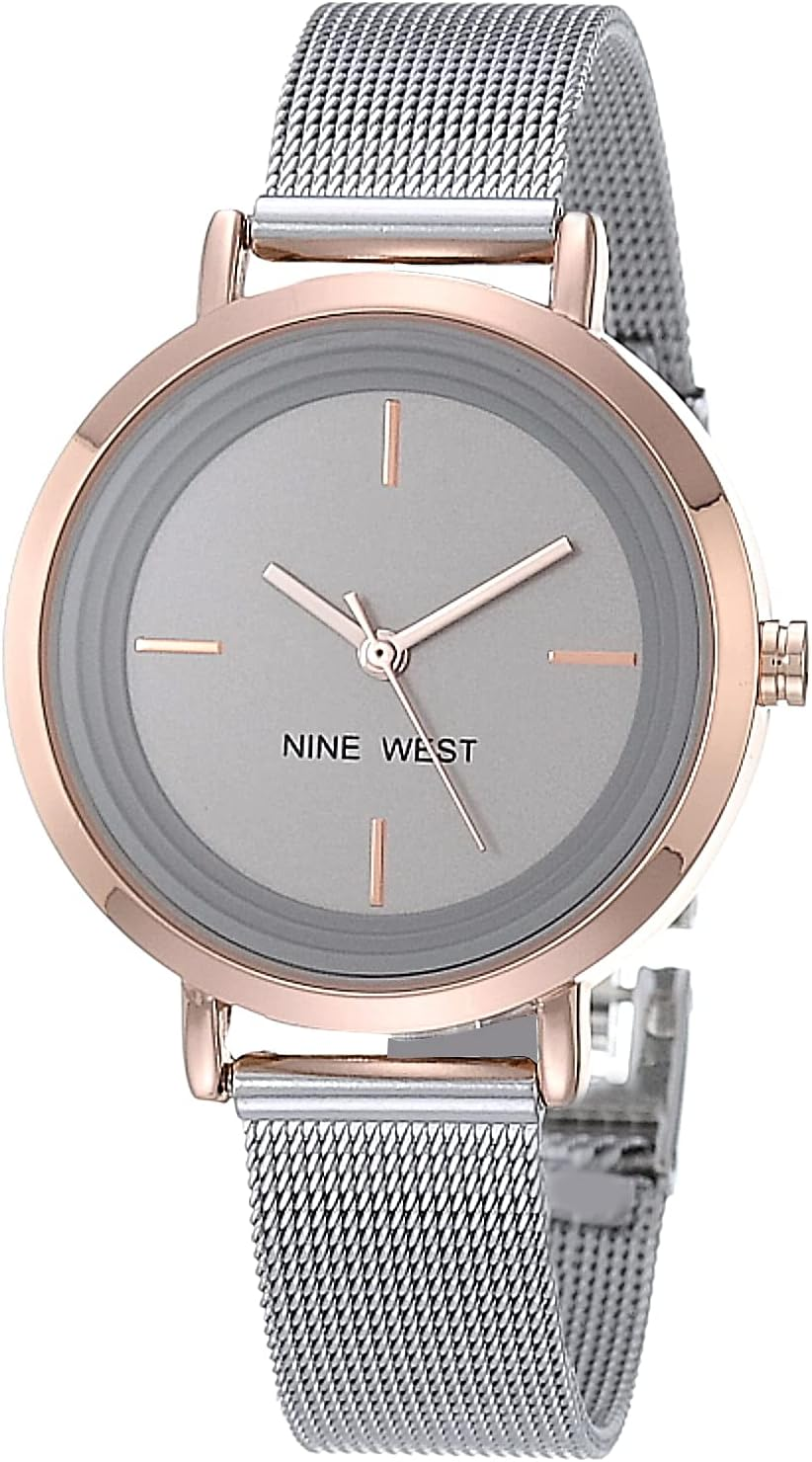 Nine West Women'S Mesh Bracelet Watch