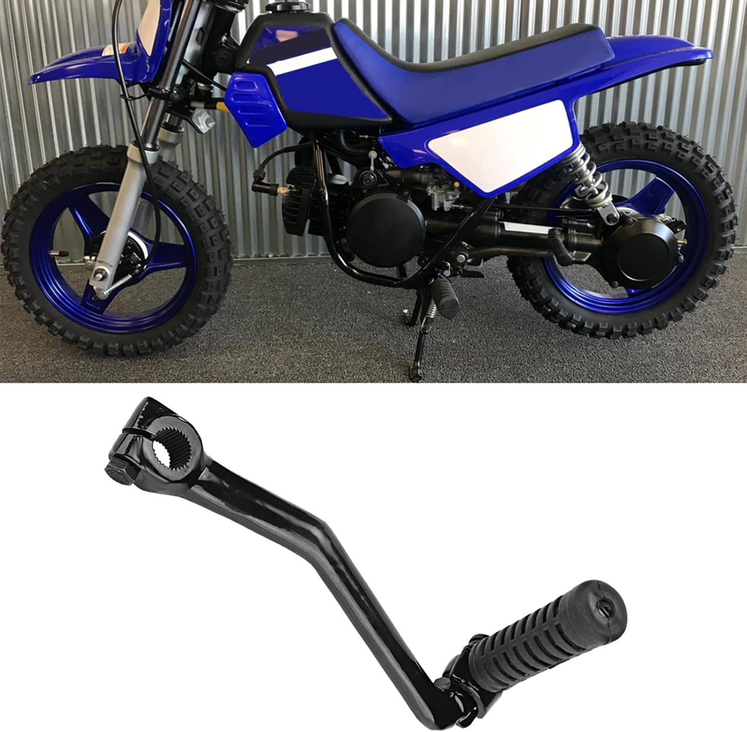 Starter Lever, Kick Start Lever, Pedal Kick Start Lever Starter, Motorcycle Modification Parts 50CC Pedal Kick Start Lever Starter Fits for PW50 Kick Starter Kickstarter Lever image number 1