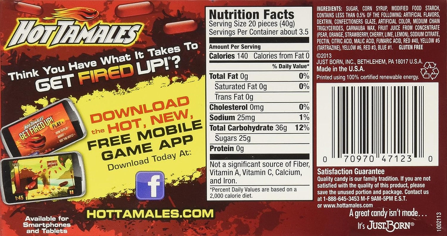 Hot Tamales Cinnamon Flavored Candy, 5 Ounce image number 6