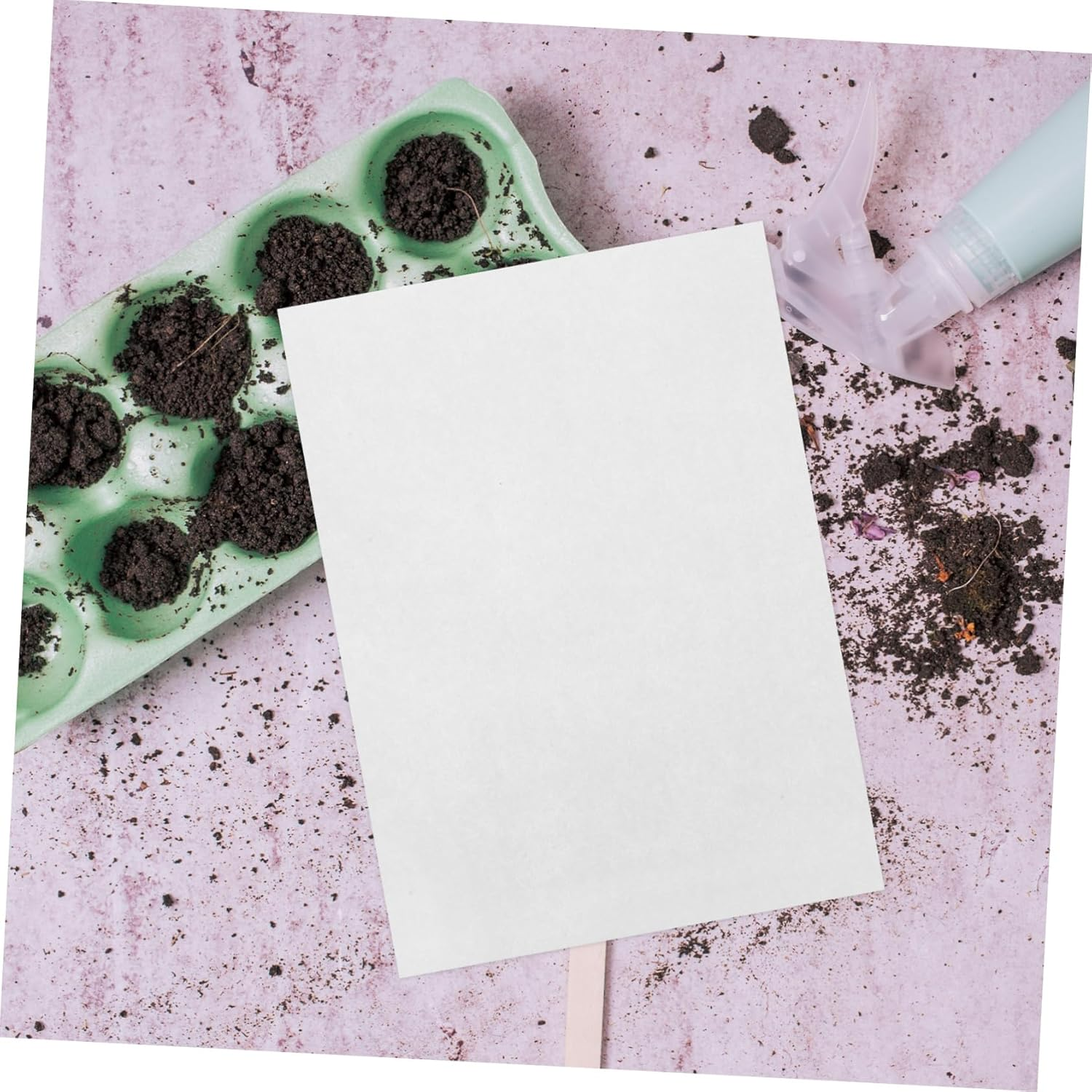 CIYODO 200Pcs Germinating Paper Sprout Plate for Vegetable Growing Garden Seedling Tray Paper 19Cm&times;27Cm Soilless Cultivation Planting for Nursery and Farm Use