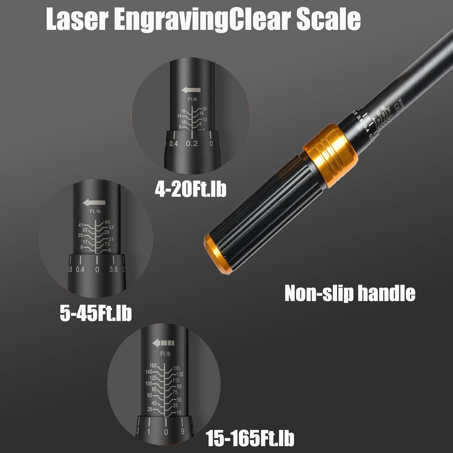 33-Piece 1/4" Torque Wrench Set, (2-25Nm) Dual Direction Adjustable 72 Tooth for Bike and Motorcycle Maintenance,With Extension Pole and Storage Box image number 2