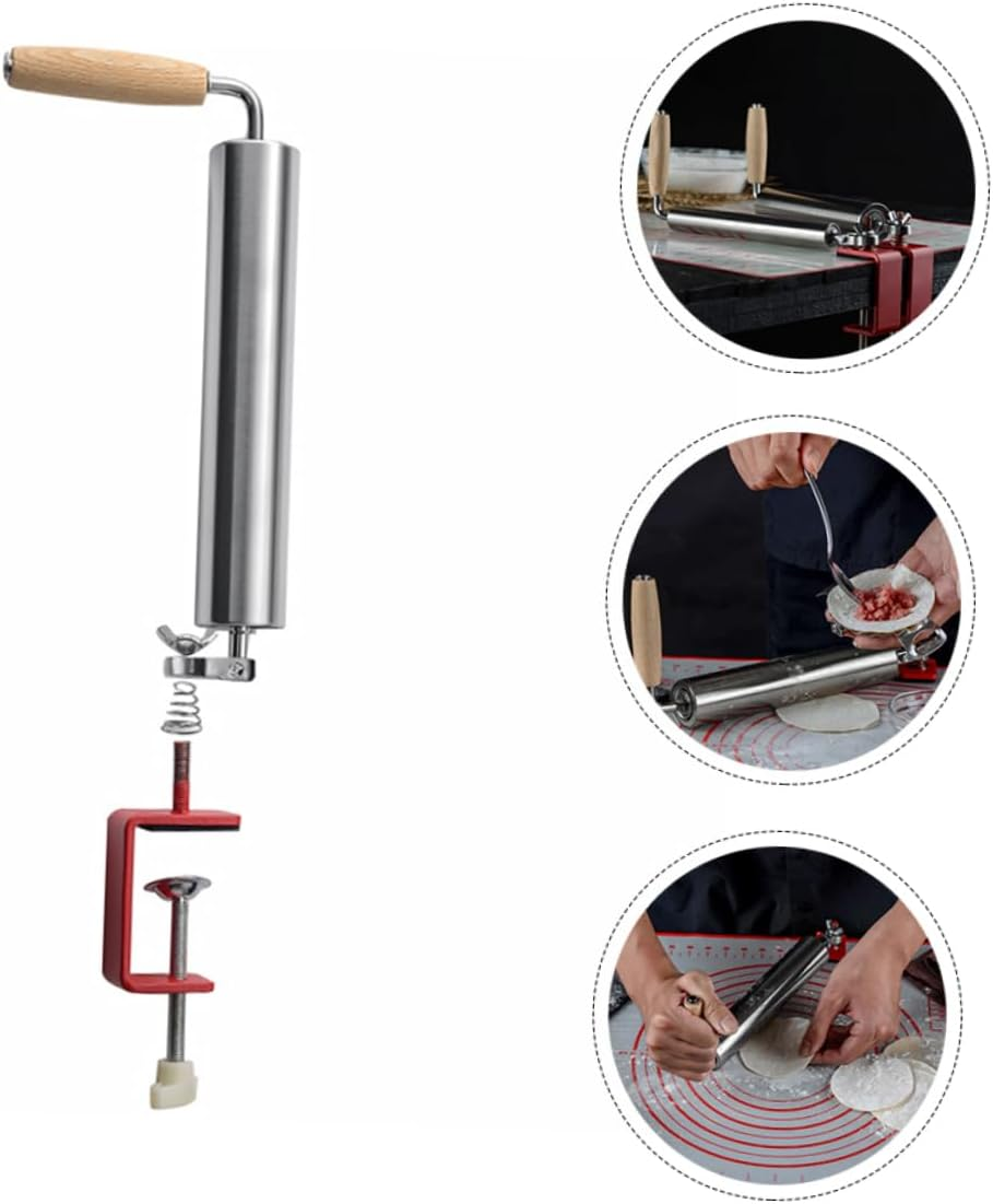 Stainless Steel Rolling Pin for Kitchen Practical Dough Roller for Baking Cookies and Pastry Dough image number 3