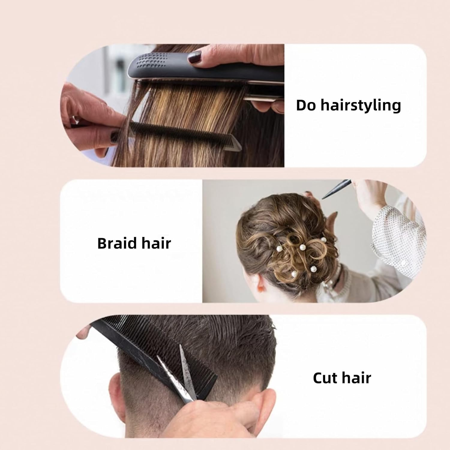 LIANRISES Dandruff Comb, Scalp Sweep Comb for Dandruff Remover, Scalp Cleaning Comb for Women and Men, Hollow Design, anti Static, Clean Hair Press Comb with Tail Comb