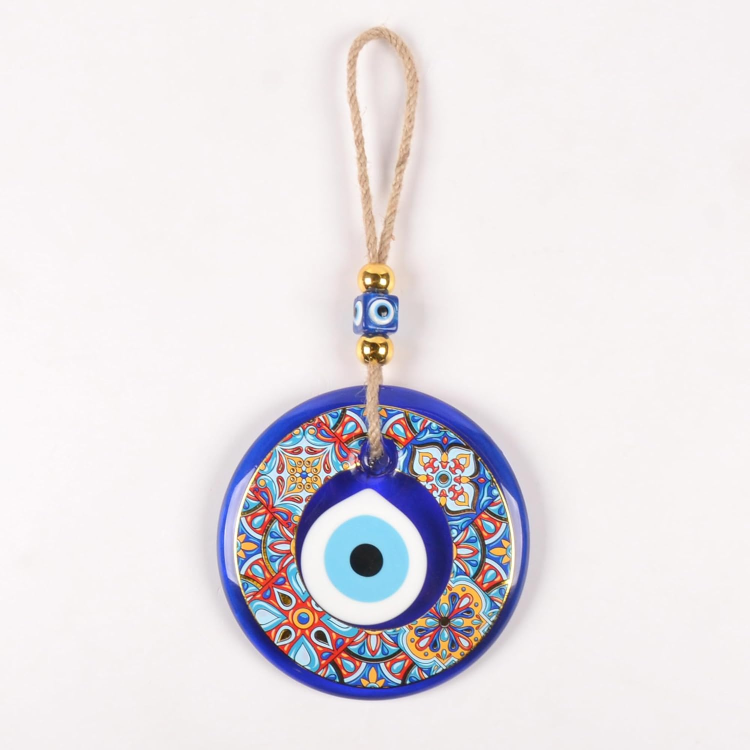 BABY SHOWER CHOCOLATE Evil Eye Wall Hanging, Home Decor, Good Luck Charming, Evil Eye Wall Decor, Nazar Boncuğu, Gift Ideas for a New Home Office, TM1001-13 Cm image number 4